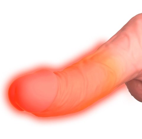 Pipedream King Cock Plus 17 cm Jasny - Model z funkcją ciepła i dynamiczną pracą King Cock