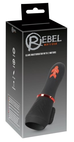 Rebel Glans Machine Intymna 2 Silniki 10 Trybow Wibracji 17 cm Rebel