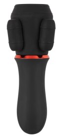 Rebel Glans Machine Intymna 2 Silniki 10 Trybow Wibracji 17 cm Rebel