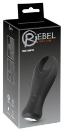 Rebel Model Intymny z 10 trybami wibracji, silikonowy, czarny Rebel