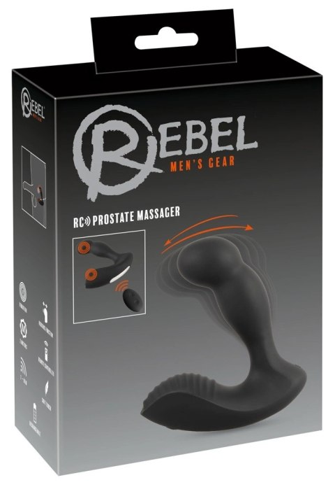 Rebel RC Prostate Massager - masażer prostaty z pilotem, 13,1 cm Rebel