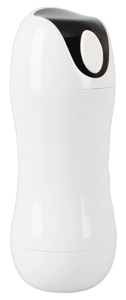 Stroker Model Dual White - System Ssania i Wibracji, 21 cm Stroker