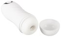 Stroker Model Dual White - System Ssania i Wibracji, 21 cm Stroker