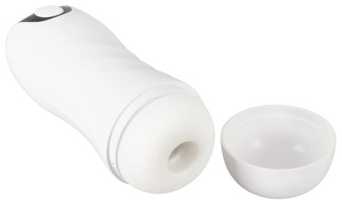 Stroker Model Dual White - System Ssania i Wibracji, 21 cm Stroker