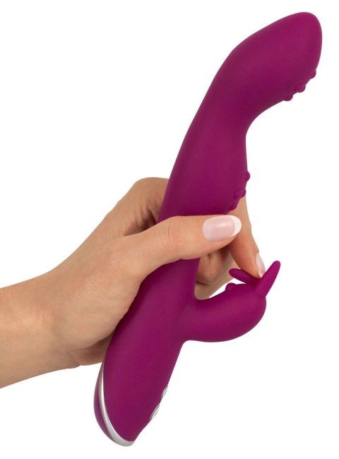 Sweet Smile Rabbit Violet system podwojnej stymulacji A&G, 23,6 cm Sweet Smile
