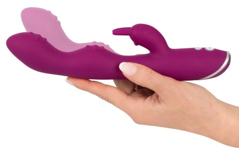 Sweet Smile Rabbit Violet system podwojnej stymulacji A&G, 23,6 cm Sweet Smile