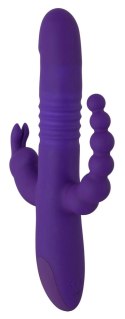 Sweet Smile Thrusting Pearl Triple - wielofunkcyjny model silikonowy USB 26 cm Sweet Smile