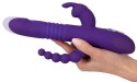 Sweet Smile Thrusting Pearl Triple - wielofunkcyjny model silikonowy USB 26 cm Sweet Smile