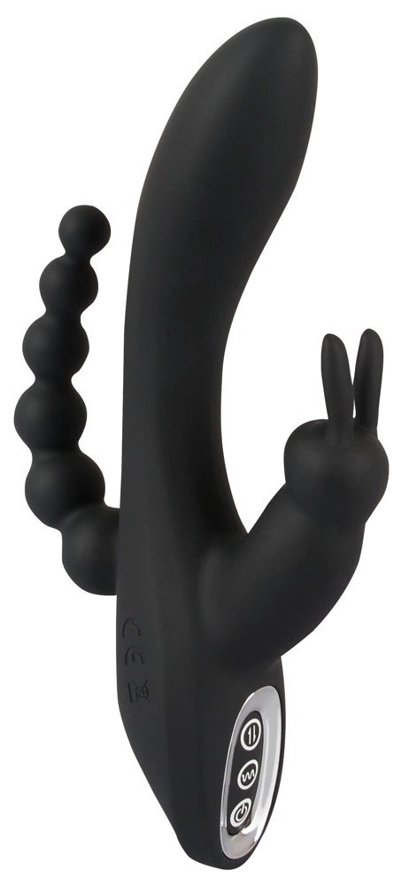 Sweet Smile Triple Stimulator - Model z 7 Trybami Wibracji, Fioletowy Sweet Smile