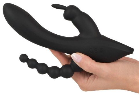 Sweet Smile Triple Stimulator - Model z 7 Trybami Wibracji, Fioletowy Sweet Smile