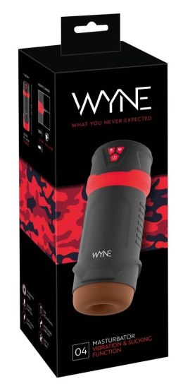 WYNE 04 Maszyna Intymna Ssanie i Wibracje 10 Trybow USB 23,7 cm WYNE