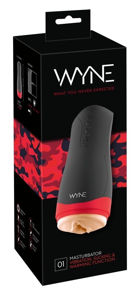 WYNE Model 01 z funkcją podgrzewania - kompaktowa maszyna intymna WYNE