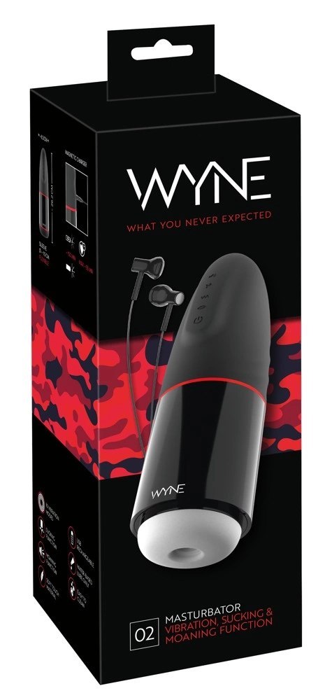 WYNE Model 02 Maszyna Intymna z Funkcją Ssania, Wibracji i Dźwięku WYNE