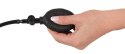 You2Toys Korek z pompką i wibracjami, lateksowy, czarny, 12 cm You2Toys