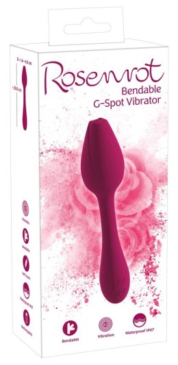 You2Toys Rose Bendable G-Spot - silikonowy wibrator wodoodporny 20cm You2Toys
