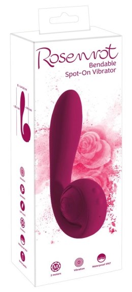 You2Toys Rose Bendable Wibrator punktowy, silikonowy, wodoodporny You2Toys