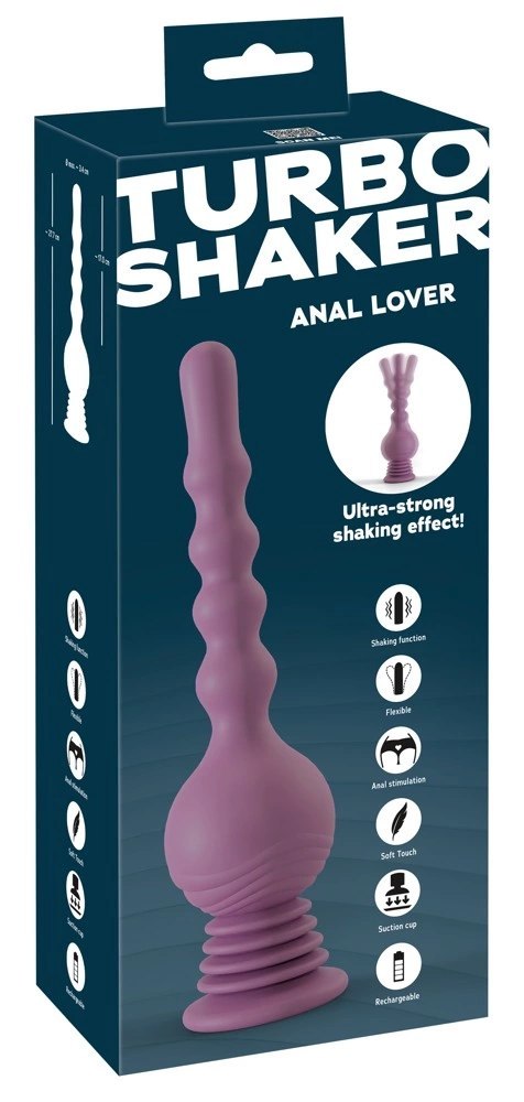 You2Toys Turbo Shaker Anal Lover - Model kulkowy, silikon, 27,7 cm You2Toys