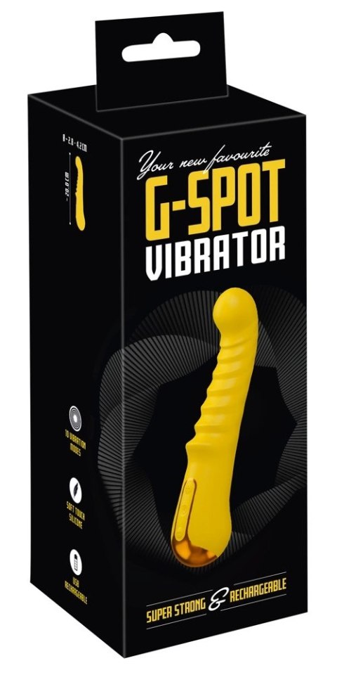 Your New Favorite Dynamiczny masażer G-Spot żołty, 10 trybow, 20 cm Your new favourite