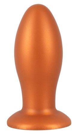 ANOS Big Plug 16 cm z przyssawką, silikonowy, pomarańczowy ANOS