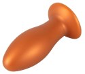 ANOS Big Plug 16 cm z przyssawką, silikonowy, pomarańczowy ANOS