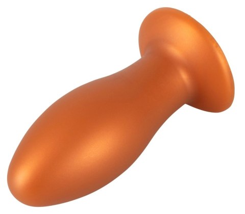 ANOS Big Plug 16 cm z przyssawką, silikonowy, pomarańczowy ANOS