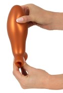ANOS Big Plug 16 cm z przyssawką, silikonowy, pomarańczowy ANOS