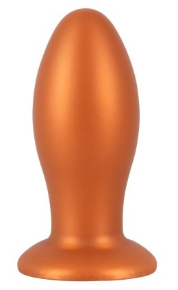 ANOS Wtyczka Stożkowa z Przyssawką XL 16 cm Pomarańczowa Silikon ANOS