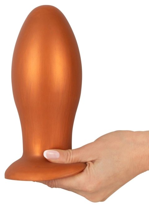 ANOS Wtyczka Stożkowa z Przyssawką XL 16 cm Pomarańczowa Silikon ANOS