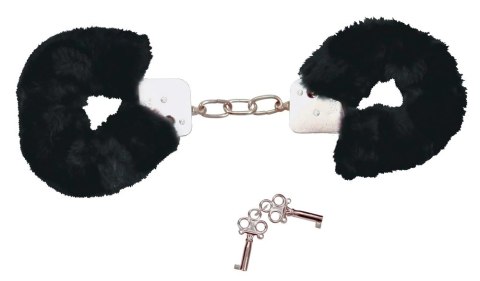 Bad Kitty Kajdanki z Pluszową Osłoną Czarny 28 cm Bad Kitty
