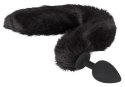 Bad Kitty Zestaw Futerkowy - Model z Ogonem i Uszami Kota, Czarny Bad Kitty