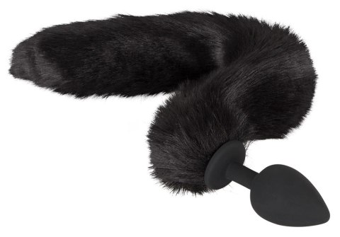 Bad Kitty Zestaw Futerkowy - Model z Ogonem i Uszami Kota, Czarny Bad Kitty