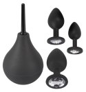 Black Velvets Zestaw 4w1 z prysznicem i 3 aplikatorami, czarny Black Velvets