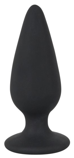 Black Velvets stożkowy korek anatomiczny średni 8,9cm czarny ciężki Black Velvets