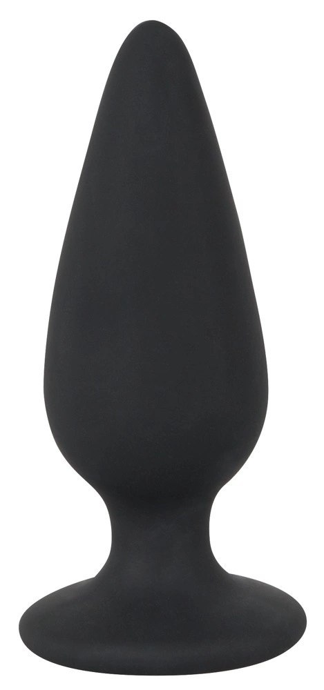 Black Velvets stożkowy korek anatomiczny średni 8,9cm czarny ciężki Black Velvets