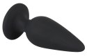 Black Velvets stożkowy korek anatomiczny średni 8,9cm czarny ciężki Black Velvets