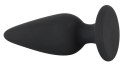 Black Velvets stożkowy korek anatomiczny średni 8,9cm czarny ciężki Black Velvets