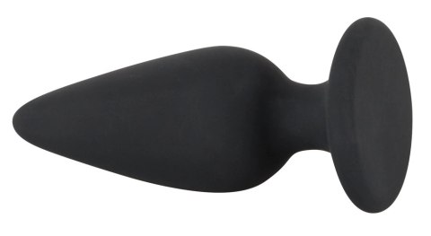 Black Velvets stożkowy korek anatomiczny średni 8,9cm czarny ciężki Black Velvets