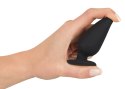 Black Velvets stożkowy korek anatomiczny średni 8,9cm czarny ciężki Black Velvets