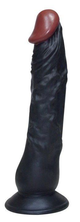 European Lover czarne 23 cm model z przyssawką PVC European Lover