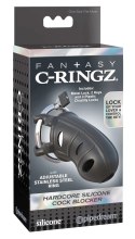 Fantasy C-Ringz Model z Metalowym Zamkiem - Silikonowa klatka 9,5 cm Fantasy C-Ringz