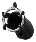 Fantasy C-Ringz silikonowa klatka z zamkiem i pierścieniem 9,5 cm Fantasy C-Ringz