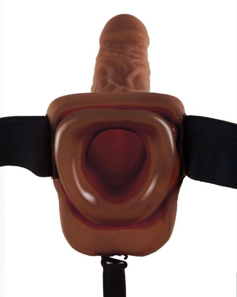 Fetish Fantasy Series Strap-On System ciemny, zakrzywiony, 24 cm Fetish Fantasy