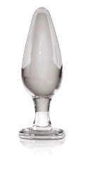 Icicles Model 26 Szklany korek do masażu ręcznie wykonany 11 cm Icicles