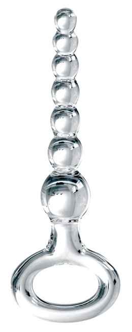 Icicles Szklany Łańcuszek Kulisty z Uchwytem 20,5cm Przezroczysty Icicles