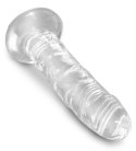 King Cock Clear Model Transparentny 15 cm z Przyssawką King Cock