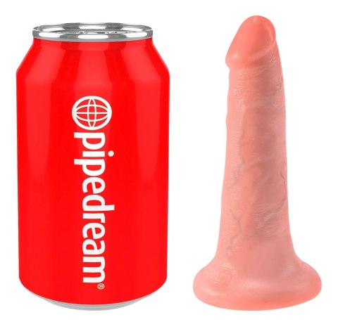 King Cock Model 13 cm Jasny - Elastyczny z Przyssawką PVC King Cock