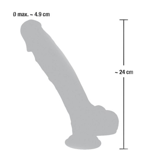 Medical Silicone Model 24cm - anatomiczny symulator z przyssawką Medical Silicone