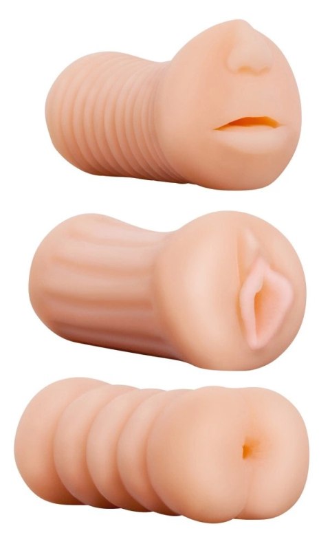 NMC Zestaw 3 urządzeń intymnych Classic Mix TPR 11 cm elastyczne NMC