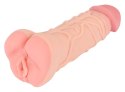 Nature Skin 2w1 Model Intymny TPE 22,1 cm Elastyczny Naturalny Nature Skin