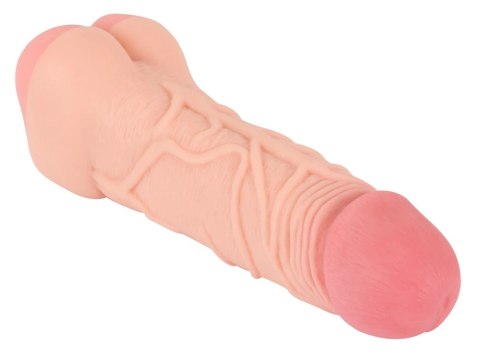 Nature Skin 2w1 Model Intymny TPE 22,1 cm Elastyczny Naturalny Nature Skin